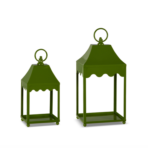 Green Lantern with Scallop Edge