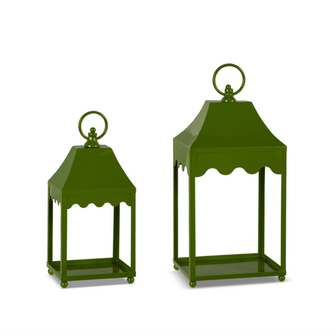 Green Lantern with Scallop Edge