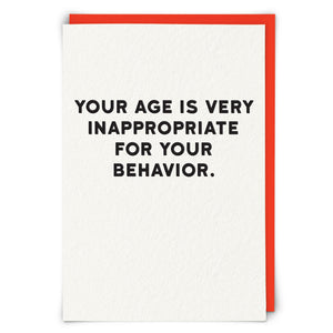 Behavior - Age Card