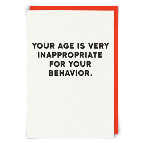 Behavior - Age Card