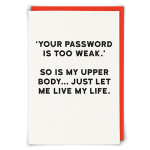 Password Card
