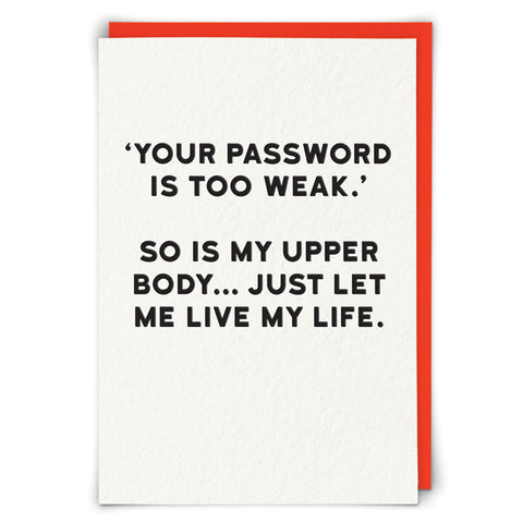 Password Card