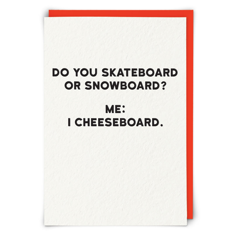 Cheeseboard Card