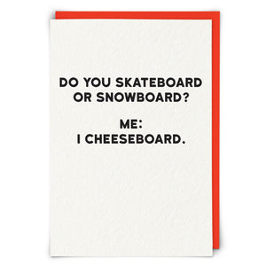 Cheeseboard Card