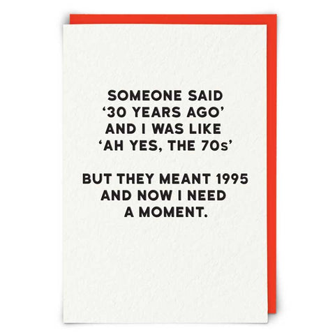 70's Moment Card