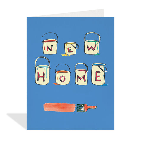 New Home Lets Paint Card