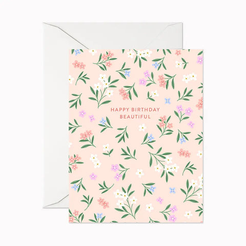 Happy Birthday Beautiful Card
