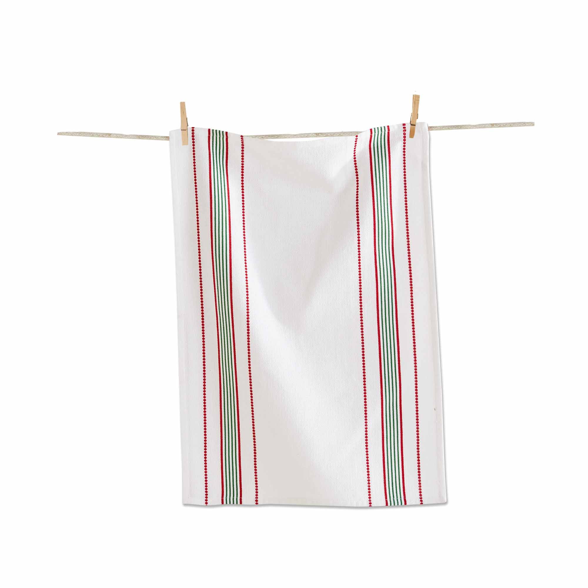Holiday Stripe Dishtowel