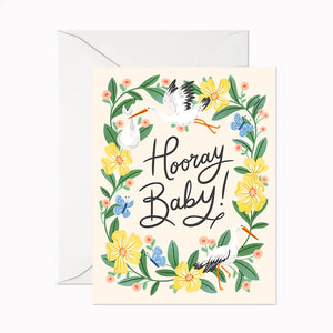 Hooray Baby Card