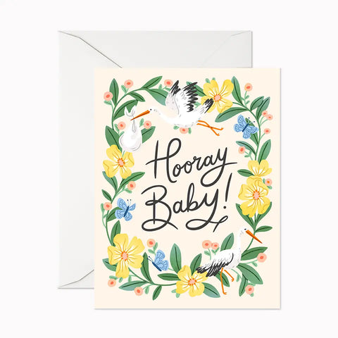 Hooray Baby Card