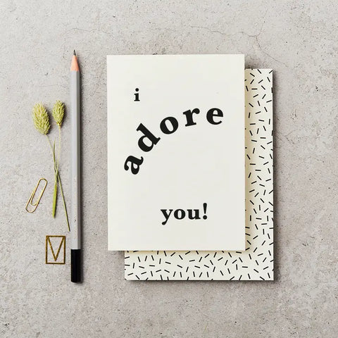 I Adore You Bold...Card