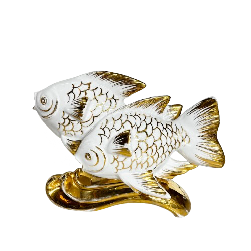 Vintage Gold Fishes Italy