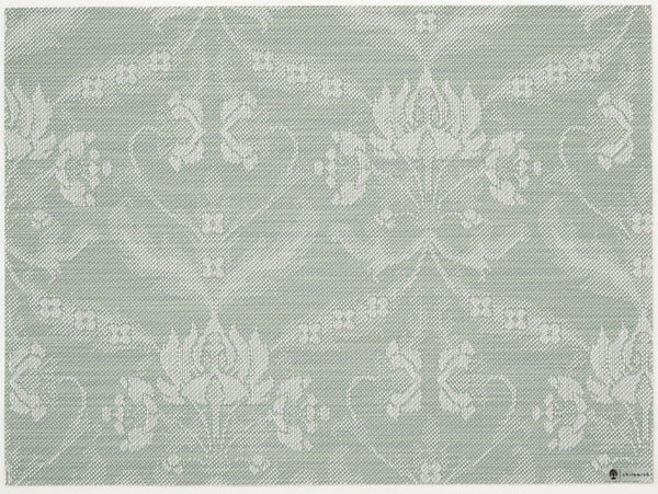 Chilewich Damask Abalone Rectangle Placemat - By Martha Stewart