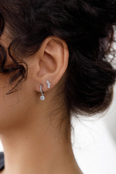 Crown Climber Earrings - Gold