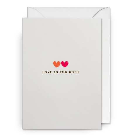 Love To You Both Card