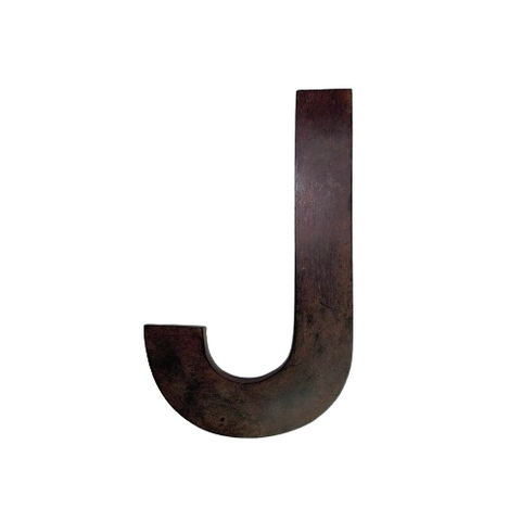 Wooden Letter “J”