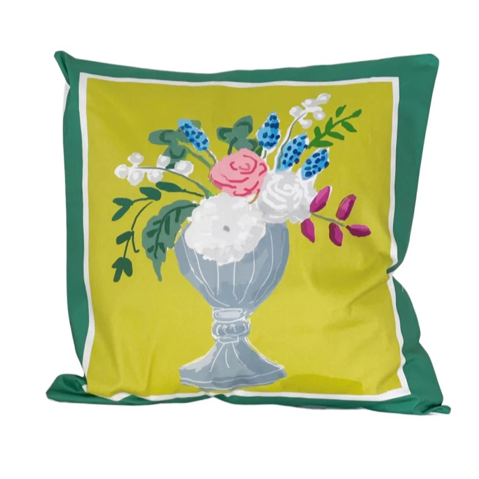 Dana Gibson Delilah Pillow in Chartreuse