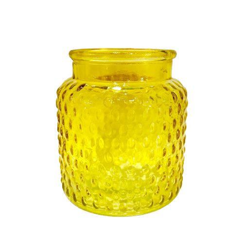Yellow Glass Votive