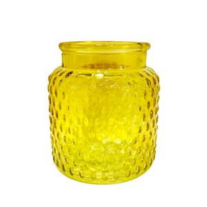 Yellow Glass Votive