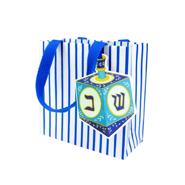 Dreidel And Stripes Gift Bag