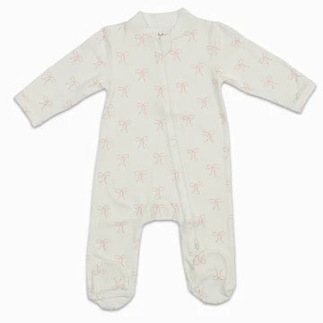 Footed Sleeper - Bows