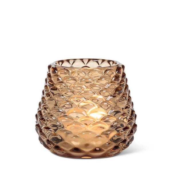 Amber Pinecone Tealight