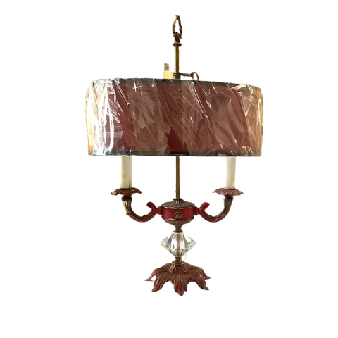 Vintage Red Lamp c. 1900's (rewired)