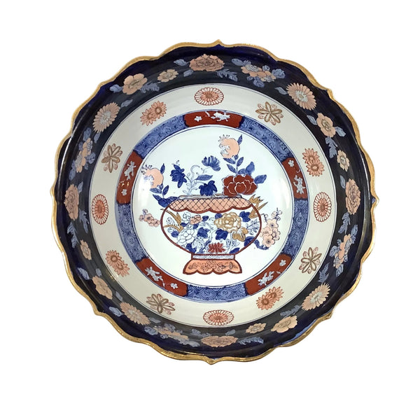 Vintage Japanese Imari Large Bowl