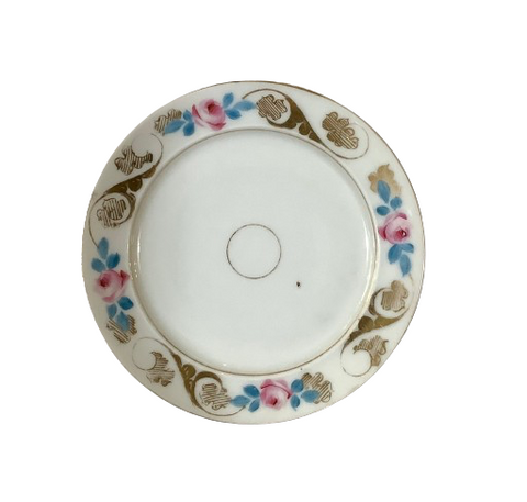 Vintage Floral Plate