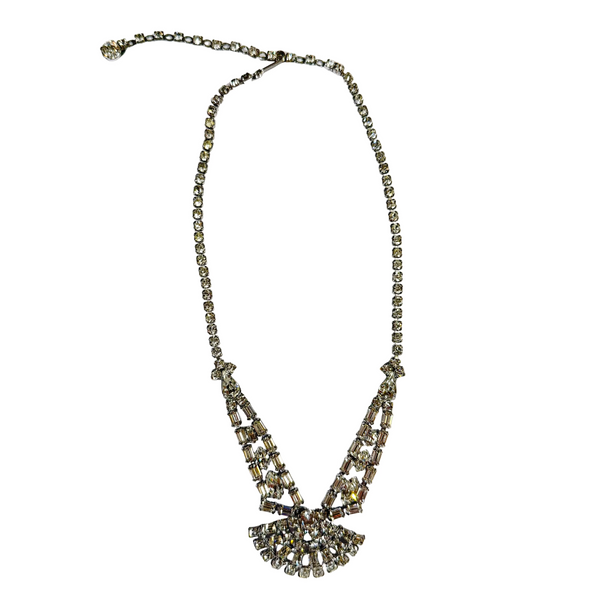 Vintage Sherman Rhinestone Necklace