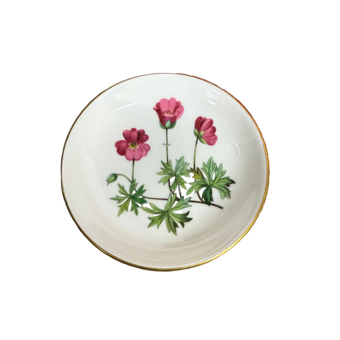Vintage "Geranium" Minton Pin Dish