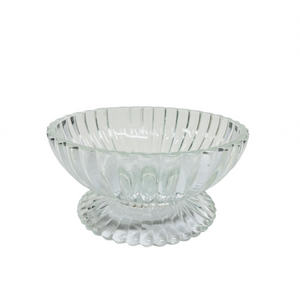 Vintage Fluted Pedestal Dish