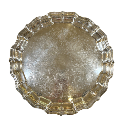 Vintage Silver Plated Tray