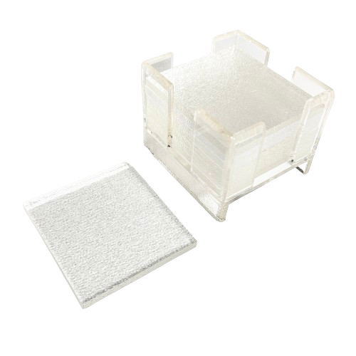 Vintage Acrylic Mid Century Modern Coasters