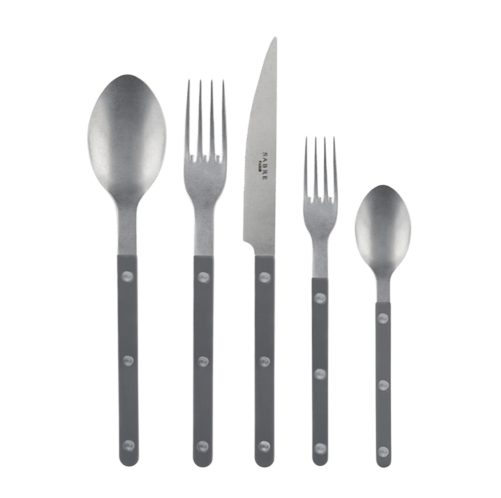 Sabre Bistrot 5 Piece Place Setting - Grey Vintage Finish