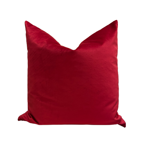 Velvet Red Pillow