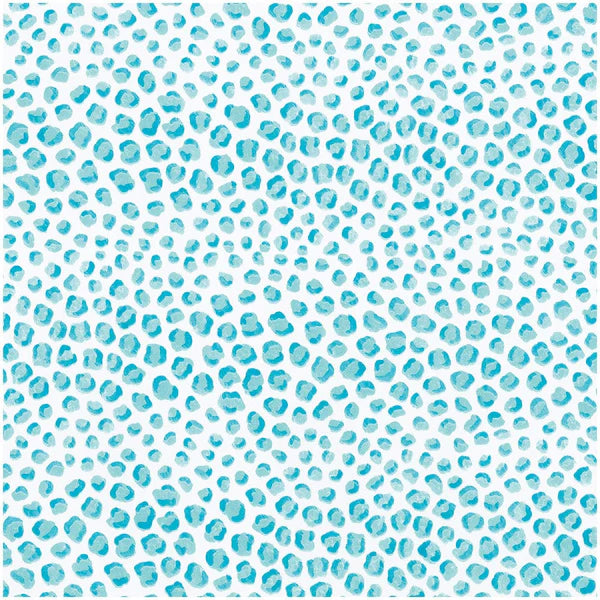 Just Spots Turquoise Wrapping Paper