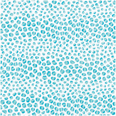 Just Spots Turquoise Wrapping Paper