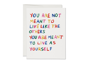 Be Yourself Card