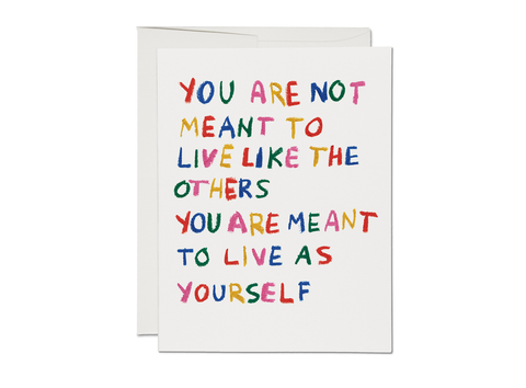 Be Yourself Card