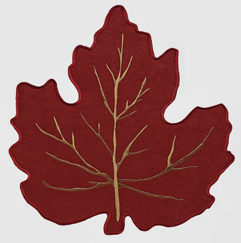 Leaf Placemat - Red