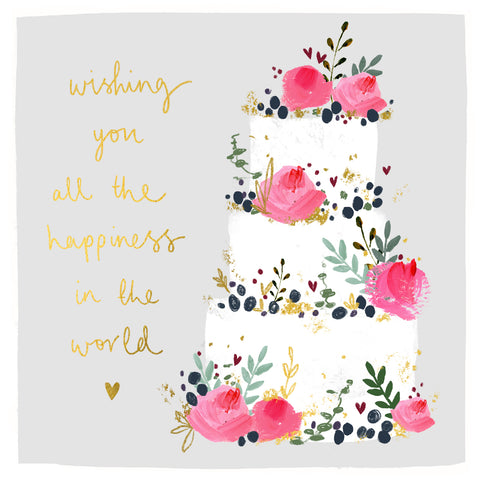 All The Happiness In The World Cake Card