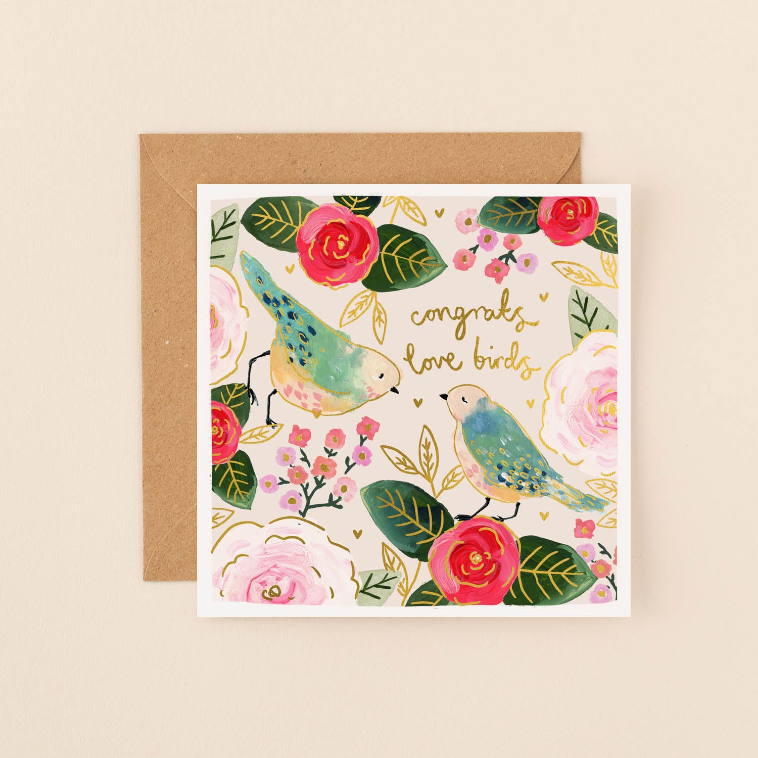 Congrats Love Birds Card