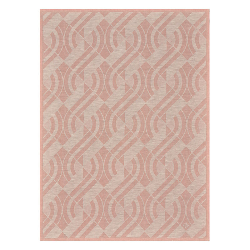 Le Jacquard Français Crystal Linen Tea Towel - Neo Pink