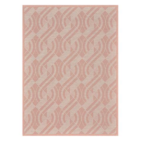 Le Jacquard Français Crystal Linen Tea Towel - Neo Pink