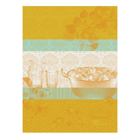 Le Jacquard Français Tea Towel - Confitures Abricot Yellow
