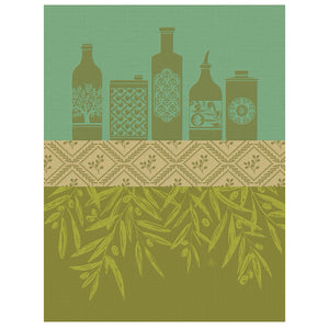 Le Jacquard Français Tea Towel - Huiles Provençale Green