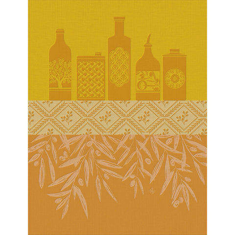 Le Jacquard Français Tea Towel - Huiles Provençale Yellow