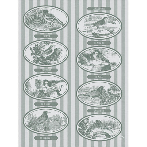 Le Jacquard Français Tea Towel - Mélodies Green