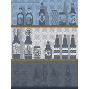 Le Jacquard Français Tea Towel - Néo Brasseurs Grey